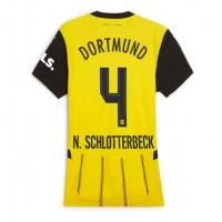 Borussia Dortmund Nico Schlotterbeck #4 Kotipaita Naiset 2024-25 Lyhythihainen